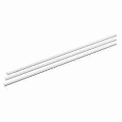 Palillo calzado plástico blanco 22 cm - Pack 100 uds