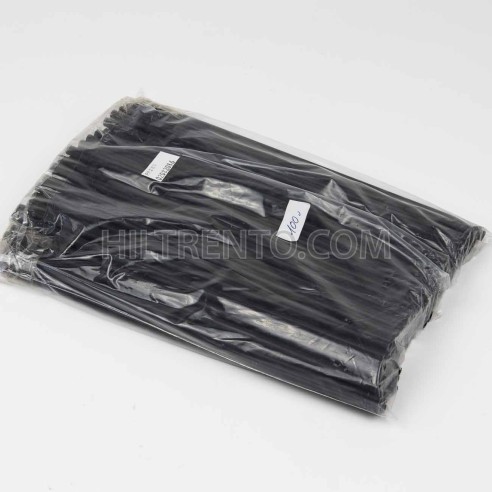 Palillo calzado plástico negro 22 cm - Pack 100 uds