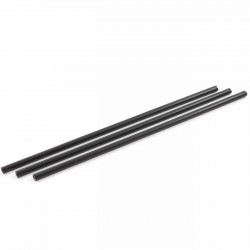 Palillo calzado plástico negro 22 cm - Pack 100 uds