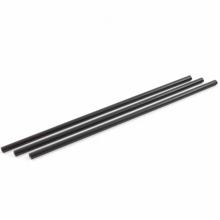 Palillo calzado plástico negro 22 cm - Pack 100 uds