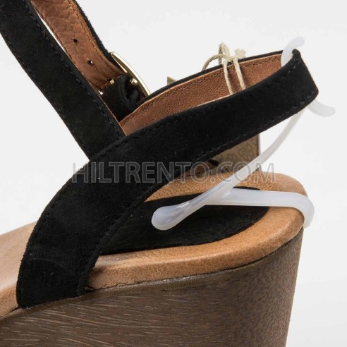 Sujeta correas plástico blanco