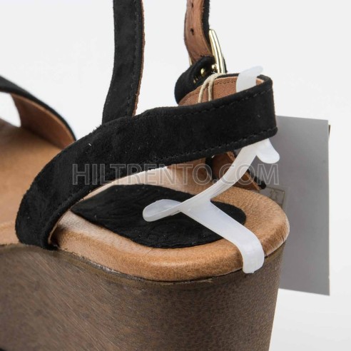 Sujeta correas plástico blanco