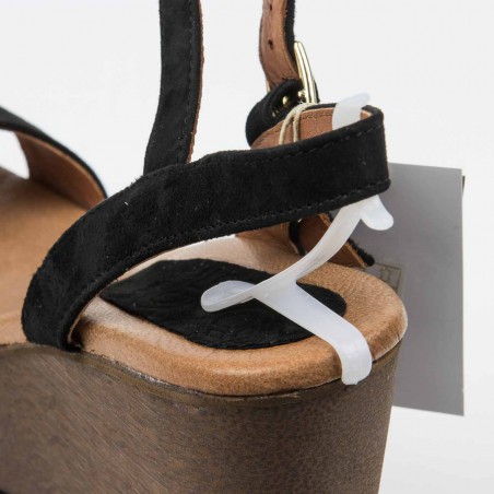 Sujeta correas plástico blanco