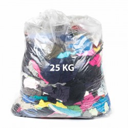 Trapos industriales colores algodón ref.205 - Saco 25 kg