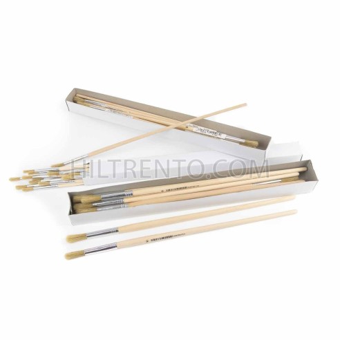 Pincel cabo lata redondo Nº 04 - Caja 12 uds