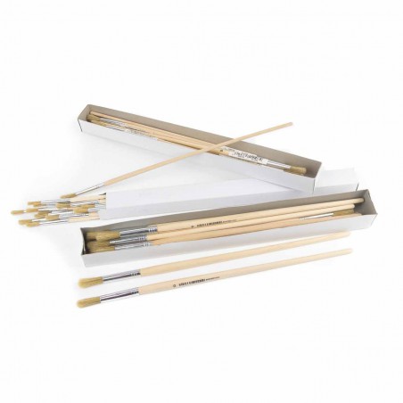 Pincel cabo lata redondo Nº 16 - Caja 12 uds