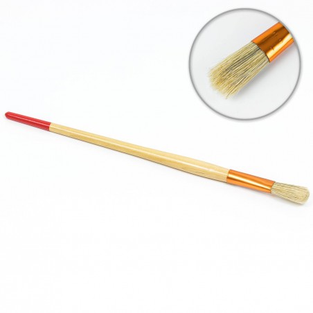 Pincel cabo lata plano barnizado Nº 16 - Caja 24 uds