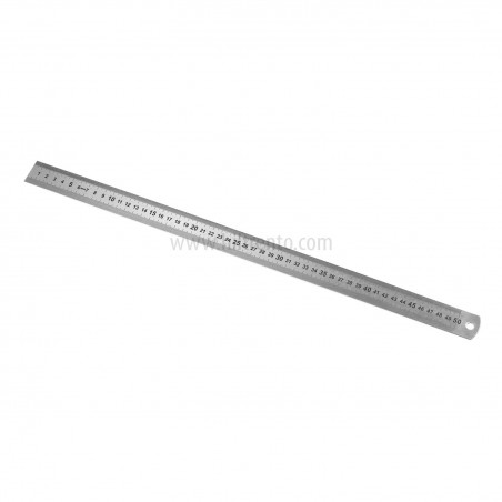 Regla metálica semi rigida 50 cm