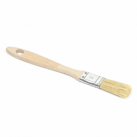 Paletina mango madera doble cerda blanca Nº 9 - Pack 12 uds