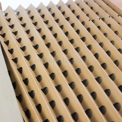 Filtro acordeón cartón cabina pintura difuminar 75 mm 350 pliegues