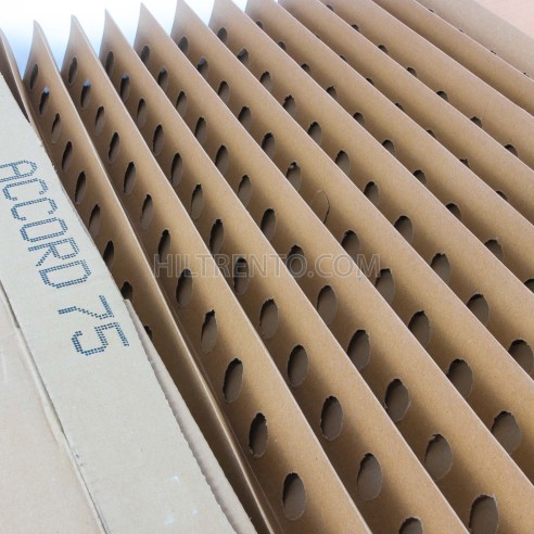 Filtro acordeón cartón cabina pintura difuminar 75 mm 350 pliegues