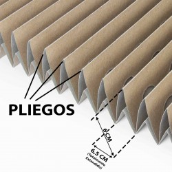 Filtro acordeón cartón cabina pintura difuminar 75 mm 40 pliegues