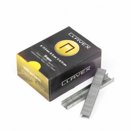 Grapas clavex 530/6 - Caja 5000 unidades