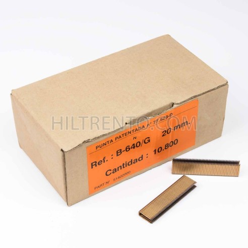 Grapa tacones B/640-17 - Caja 17.300 uds