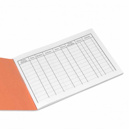 Libreta de aparadora