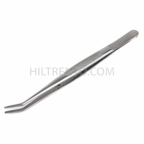 Pinza anatomica acero TWE -6 curva
