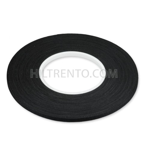 Cinta adhesiva rayón negra 4mm x 50 metros