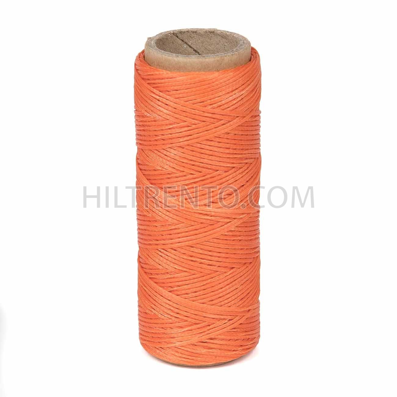 Hilo encerado nylon 1,0 mm - Col. naranja 027 - Bobina 50 mts