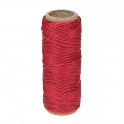Hilo encerado nylon 1,0 mm - Col. rojo 576 - Bobina 50 mts