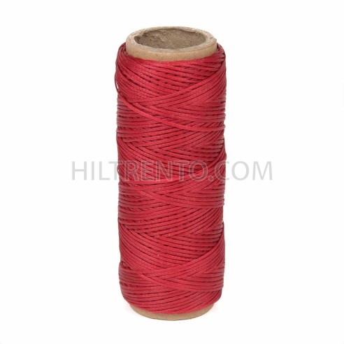 Hilo encerado nylon 1,0 mm - Col. rojo 576 - Bobina 50 mts