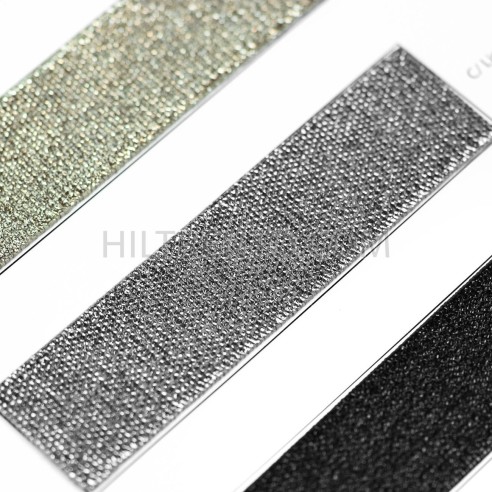 Elástico metalizado lino 30mm - Rollo 25 metros