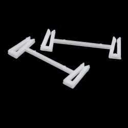 Pinza fijador sandalia blanco