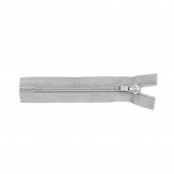 Cremallera Relámpago 12 cm - Gris claro - Pack 50 uds