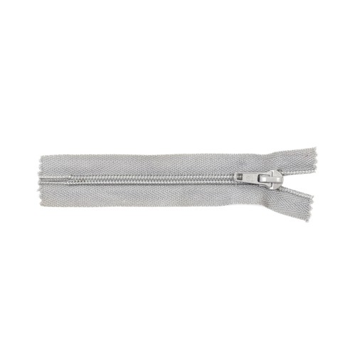 Cremallera Relámpago 12 cm - Gris claro - Pack 50 uds