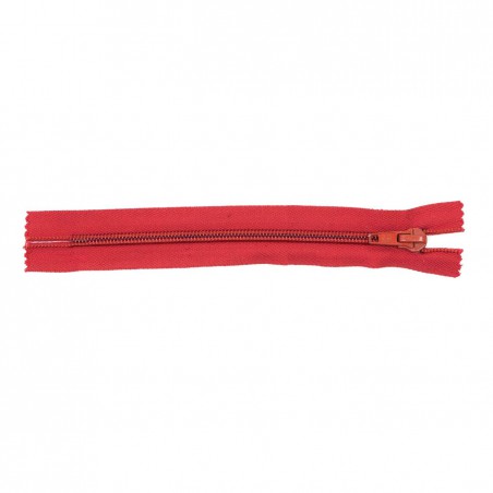 Cremallera Relámpago 14 cm - Rojo 1608 - Pack 50 uds