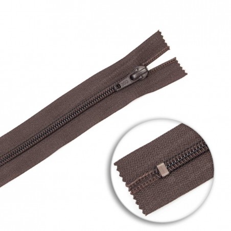 Cremallera CCA 36 cm - Marrón 024 - Pack 28 uds