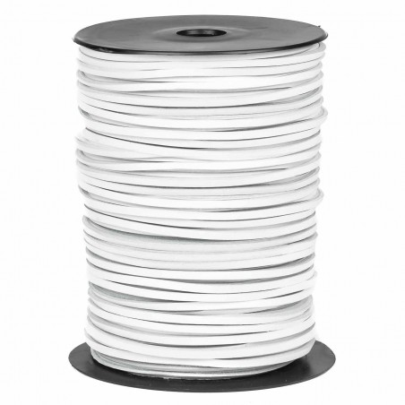 Cordón náutico cuero blanco 3.5 mm - Carrete 200 mts