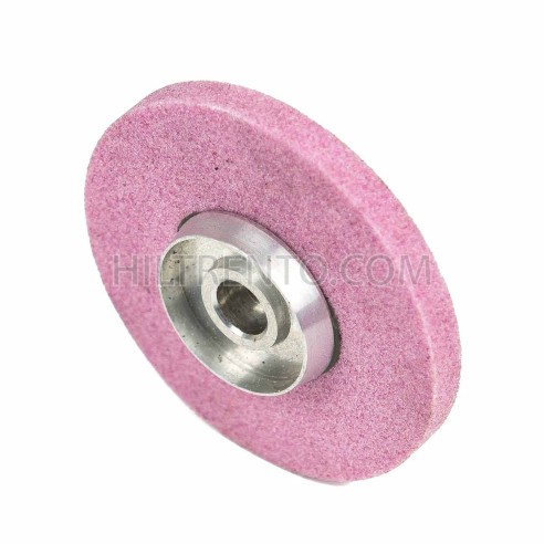 Piedra rebajado afilar rosa con casquillo 70x7x6MA mm