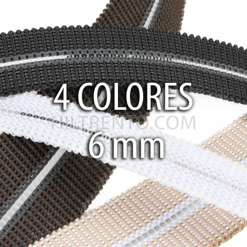 Elástico HT hilo transparente 6 mm - Carrete 150 mts