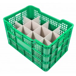 Cubeta apilable Ref.FC con separadores