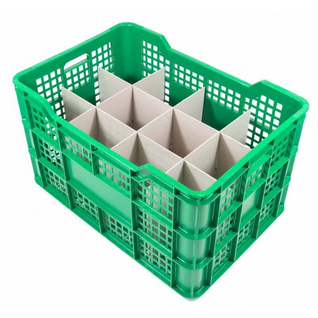 Cubeta apilable Ref.FC con separadores