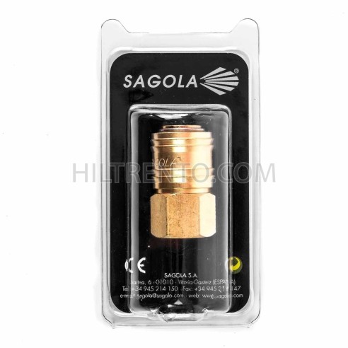 Enchufe latón macho BSPP 1/4” US-MIL