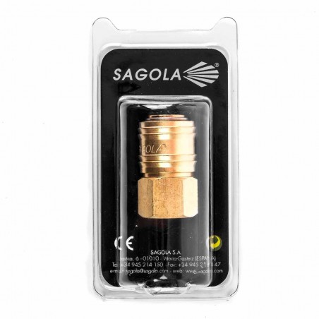 Enchufe latón macho BSPP 1/4” US-MIL