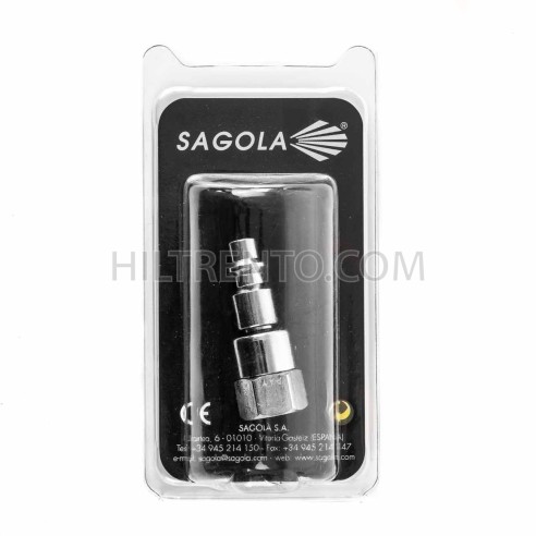 Conector hembra orientable 1/4" US-Mil Enchufe rápido - Pack 2 uds