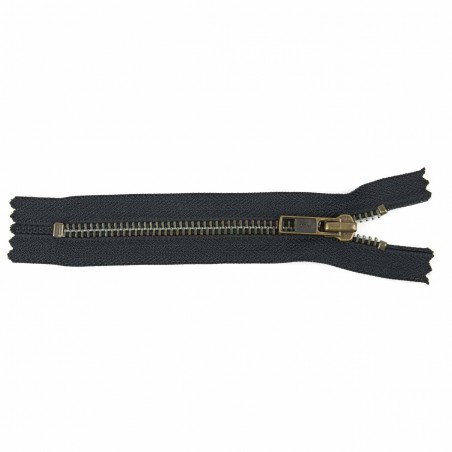 Cremallera YKK metálica malla 5 oro viejo - 14 cm - Pack 100 uds.