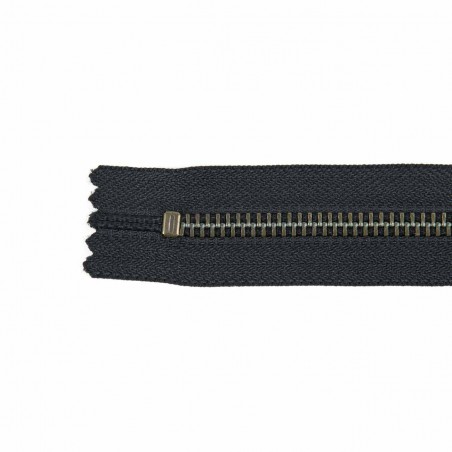 Cremallera YKK metálica malla 5 oro viejo - 14 cm - Pack 100 uds.