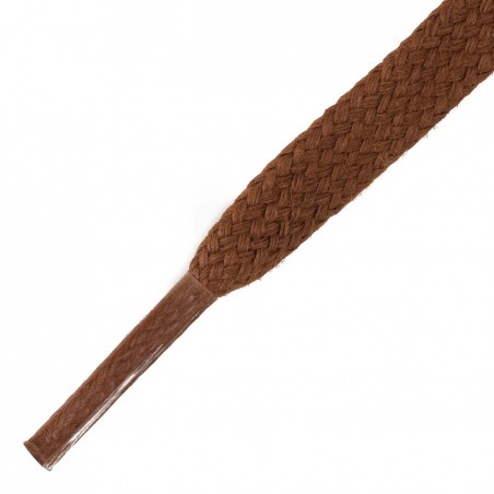 Cordón plano cuero encerado 6 mm x 80 cm - CC30080P