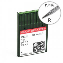 Aguja Groz-Beckert 134 55/7 Punta R - Pack 10 uds