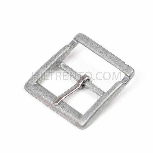 Hebilla cinturón 25mm gris
