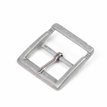 Hebilla cinturón 25mm gris