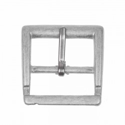 Hebilla cinturón 25mm gris