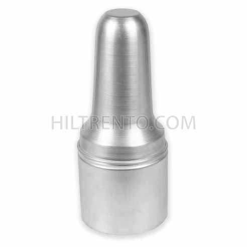 Bote aluminio porta pinceles con tapa