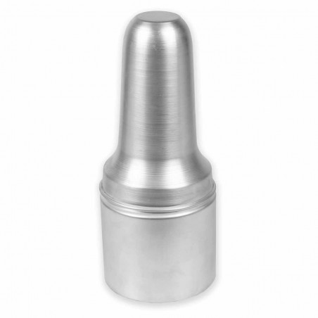 Bote aluminio porta pinceles con tapa