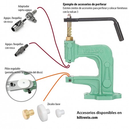 Prensa remachadora vulcan 3