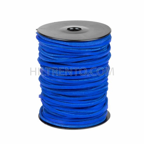 Cordón náutico cuero azulón 3.5 mm - Carrete 50 mts