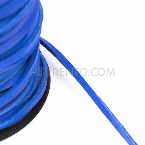 Cordón náutico cuero azulón 3.5 mm - Carrete 50 mts